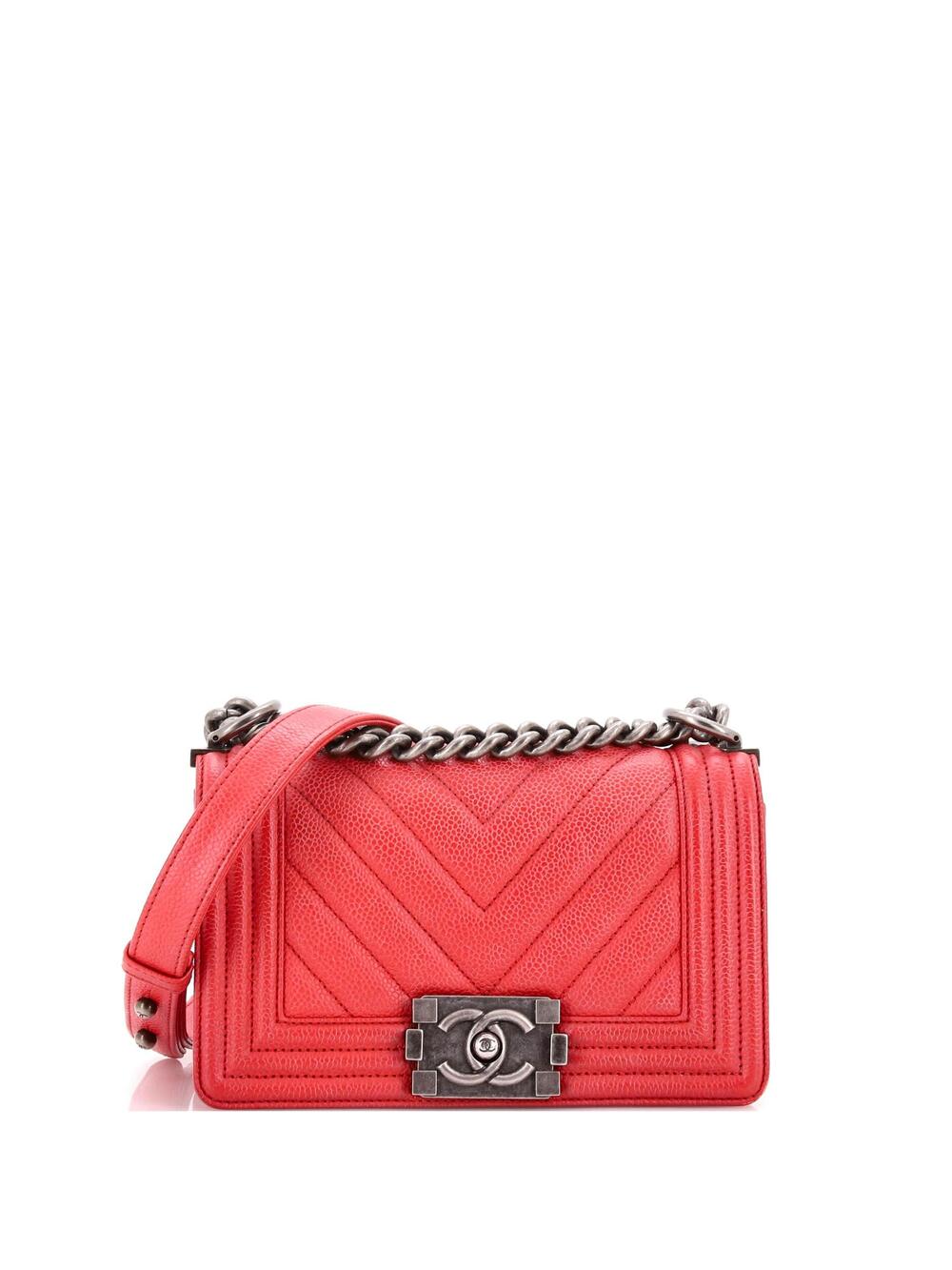 Chanel Boy Flap Bag Chevron Caviar #235138C42B
